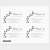 Paw Path Bedankt voor uw bedrijfsinformatie Rechthoekige Sticker (Vel)