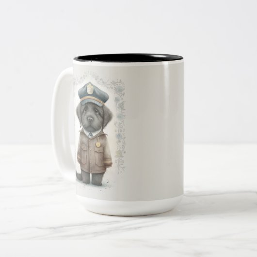 Paw Patrol...de communautaire veiligheid bewaren Tweekleurige Koffiemok (Voorkant links)