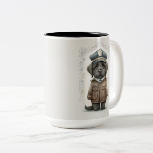 Paw Patrol...de communautaire veiligheid bewaren Tweekleurige Koffiemok (Voorkant rechts)