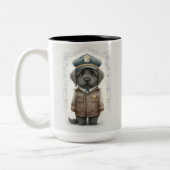 Paw Patrol...de communautaire veiligheid bewaren Tweekleurige Koffiemok (Links)