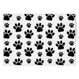 Paw Pattern, Dog Paws, Paw Prints, Black and White