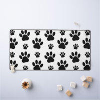 Paw Pattern, Dog Paws, Paw Prints, Black and White