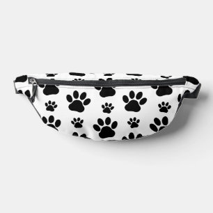Paw Pattern, Dog Paws, Paw Prints, Black and White Heuptasje