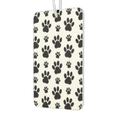 Paw Pattern, Dog Paws, Paw Prints, Black and White Luchtverfrisser (Links)