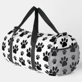 Paw Pattern, Dog Paws, Paw Prints, Black and White Plunjezak (Rechterhoek)