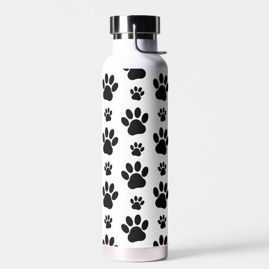 Paw Pattern, Dog Paws, Paw Prints, Black and White Waterfles (Links)