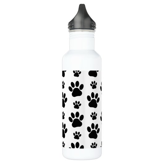 Paw Pattern, Dog Paws, Paw Prints, Black and White Waterfles (Links)