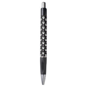 Paw Pattern, Dog Paws, White Paws, Lila Hearts Pen