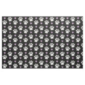 Paw Pattern, Dog Paws, White Paws, Lila Hearts Stof (Fat Quarter)