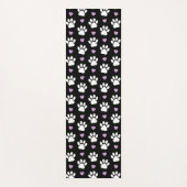 Paw Pattern, Dog Paws, White Paws, Lila Hearts Yogamat (Voorkant)