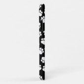 Paw Pattern, Paw Prints, Dog Paws, Black and White Case-Mate iPhone Case (Achterkant/rechts)