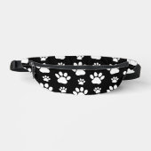 Paw Pattern, Paw Prints, Dog Paws, Black and White Heuptasje (Voorkant)