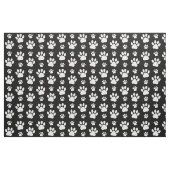 Paw Pattern, Paw Prints, Dog Paws, Black and White Stof (Fat Quarter)