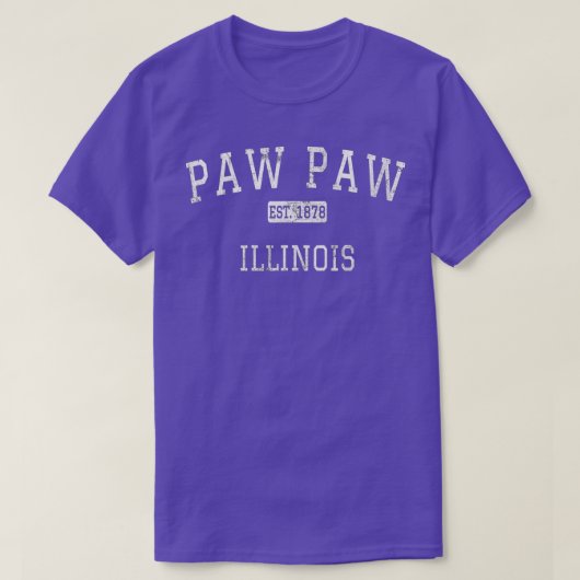 Paw Paw Illinois IL  T-shirt (Design voorkant)