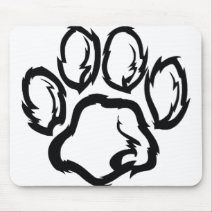 Paw Paw Print Dog Animal Print Cat Pet Beer Muismat