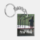 Paw-Paw tweezijdig fotoontwerp Sleutelhanger (Voorkant Links)