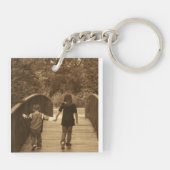 Paw-Paw tweezijdig fotoontwerp Sleutelhanger (Achterkant)