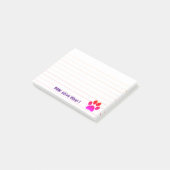 Paw Paw Vibes Print Post-it® Notes (Schuin)