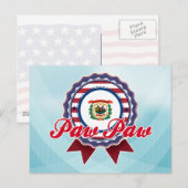 Paw Paw, WV Briefkaart (Voorkant / Achterkant)