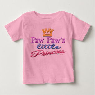 Paw Paw's kleine prinses Baby Toddler T-Shirt