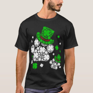 Paw Pet Leprechaun St Patricks Day Shamrock Dog Ca T-shirt