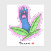 Paw Plant Sticker (Vel)