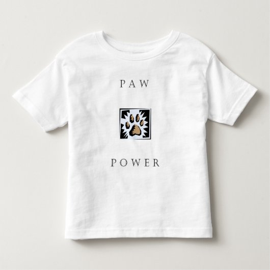 Paw Power Kinder Shirts (Voorkant)