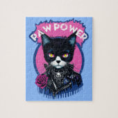 Paw Power Punk Cat Legpuzzel (Verticaal)