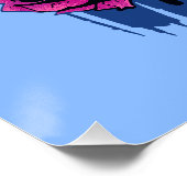 Paw Power Punk Cat Perfect Poster (Hoek)