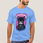 Paw Power Punk Cat T-shirt (Voorkant)