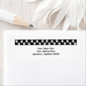 Paw Print Adresetiketten Etiket (Insitu)