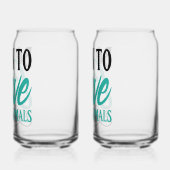 Paw Print and Stethoscope Heart Graphic Blikvorm Glas (Links)