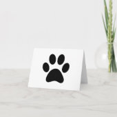 PAW PRINT BEDANKKAART (Voorkant)