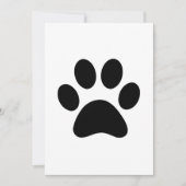 PAW PRINT BEDANKKAART (Voorkant)