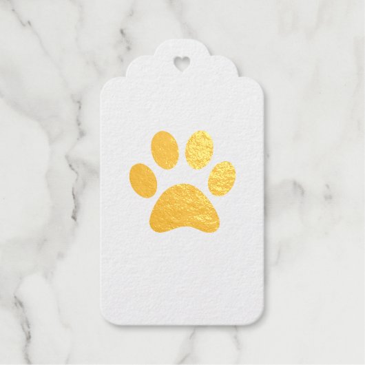 PAW PRINT CADEAULABELS (Voorkant)