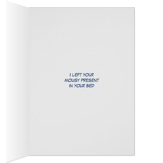 Paw Print Cat Pap Foto Sjabloon Vaderdag Kaart (Binnen (Rechts))