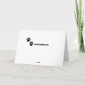 Paw-print-divider, Paw-print-divider, Paw-print... Kaart (Achterkant)
