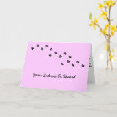 Paw-print-divider, Paw-print-divider, Paw-print... Kaart (Gele Bloem)