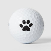 Paw Print Dog Cat Animal Pet Foot Puppy Golfballen (Voorkant)