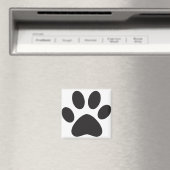 Paw Print Dog Cat Animal Pet Foot Puppy Magneet (Insitu (Vaatwasser))