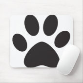 Paw Print Dog Cat Animal Pet Foot Puppy Muismat (Met muis)