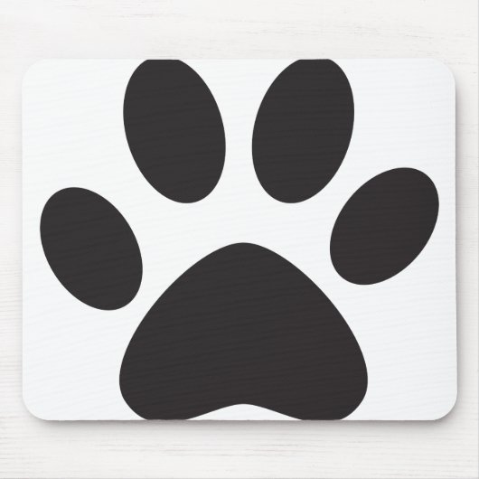 Paw Print Dog Cat Animal Pet Foot Puppy Muismat (Voorkant)