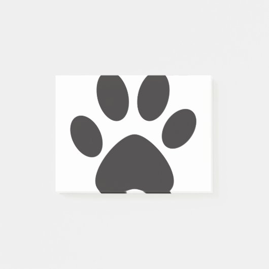 Paw Print Dog Cat Animal Pet Foot Puppy Post-it® Notes (Voorkant)