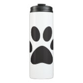 Paw Print Dog Cat Animal Pet Foot Puppy Thermosbeker (Voorkant)