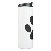 Paw Print Dog Cat Animal Pet Foot Puppy Thermosbeker (Gedraaid links)