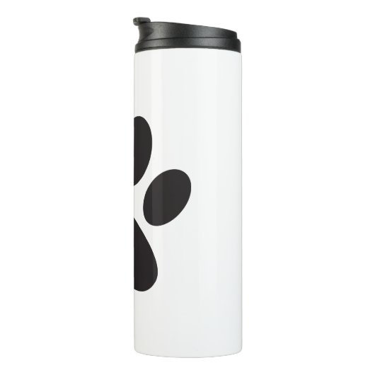 Paw Print Dog Cat Animal Pet Foot Puppy Thermosbeker (Geroteerd rechts)