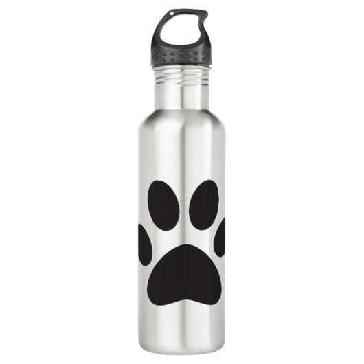 Paw Print Dog Cat Animal Pet Foot Puppy Waterfles (Voorkant)