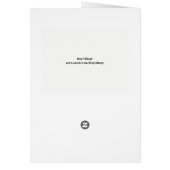 Paw Print Dog Pap Foto Template Vaderdag (Achterkant)