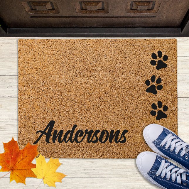 Paw Print Doormat - Persoonlijke deurmat - Dog Paw (Creator heeft geüpload)