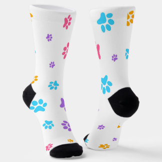 Paw Print Duurzame Premium Crew Sock Sokken